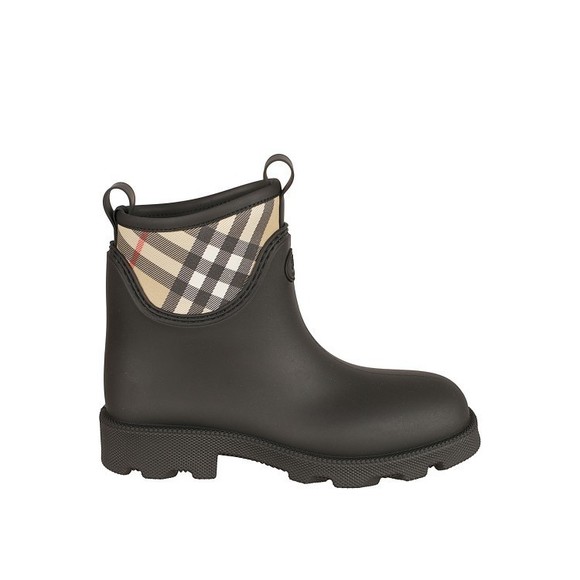 Burberry Ankle Boots In Rubber - NWT - Picture 1 of 3